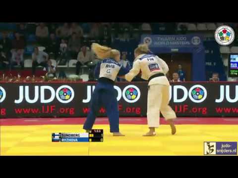 Judo 2013 World Masters Tyumen: Sundberg (FIN) - Ryzhova (RUS) [-52kg]
