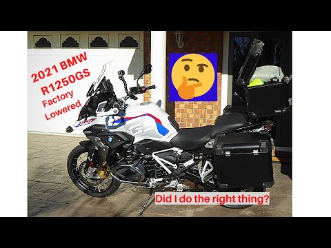 Thumbnail for 2021 BMW R1250GS with factory lowered suspension. First Impressions. by BMW R1250GS