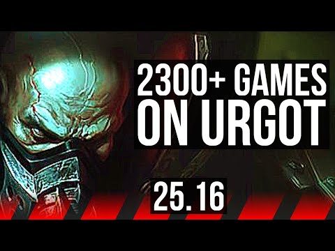 URGOT vs NOCTURNE (TOP) | 2300+ games | NA Master | 25.16