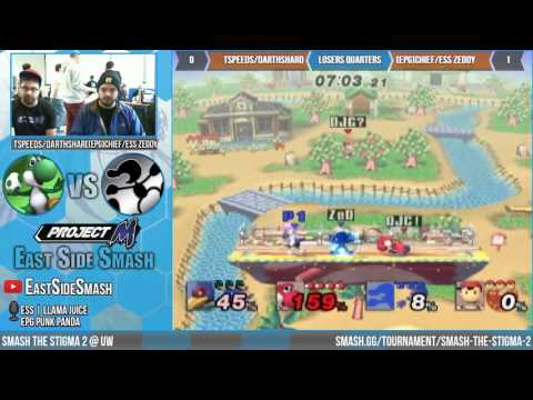 Smash The Stigma 2: Tspeeds/PMTV | DarthShard (R) Vs [ePG] Chief/ESS | Zeddy (B) - LQs - PM Doubles