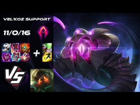 SUPPORT Vel'Koz vs Nautilus - EU Challenger Patch 14.5.1