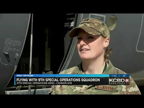 KCBD Lubbock Flies on the MC-130J with 9th Special Operations Squadron at Cannon Air Force Base