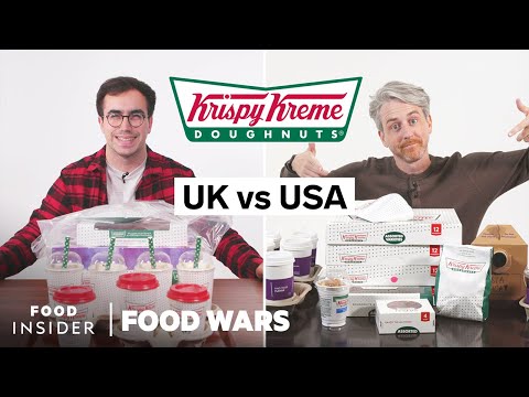US vs UK Krispy Kreme | Food Wars