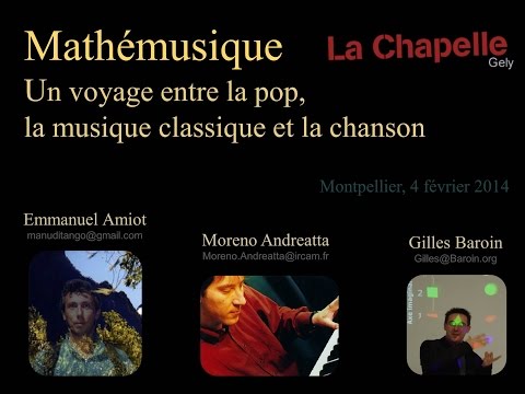 Musique et Mathématique — Andreatta, Amiot, Baroin