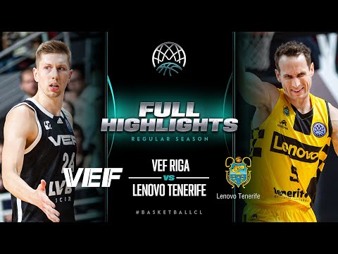 VEF Riga v Lenovo Tenerife | Full Game Highlights | #BasketballCL 2023-24