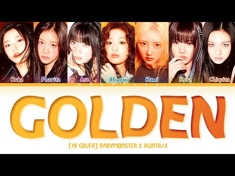 [AI COVER] BABYMONSTER "Golden" (kpop demon hunter)(color coded lyrics) 