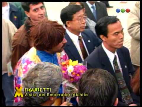 Figuretti visita al Emperador Akihito parte 02 - Videomatch 1997
