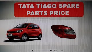 TATA tiago spare parts cost . Headlight , taillight, tender, doors,boot door