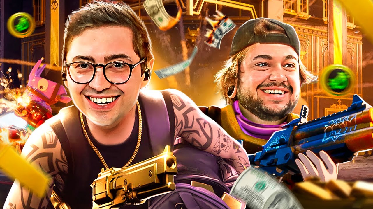 JOGUEI FORTNITE COM O BRINO!