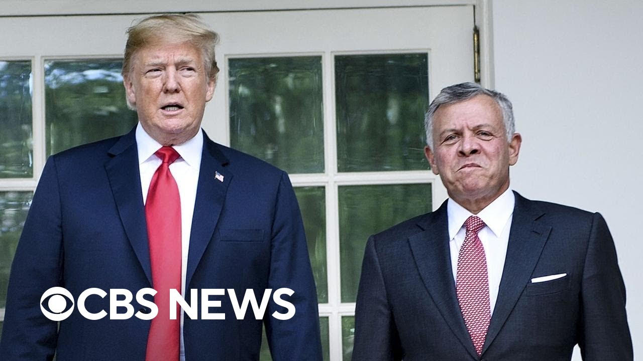 Trump to meet with king of Jordan amid push for Gaza resettlement plan