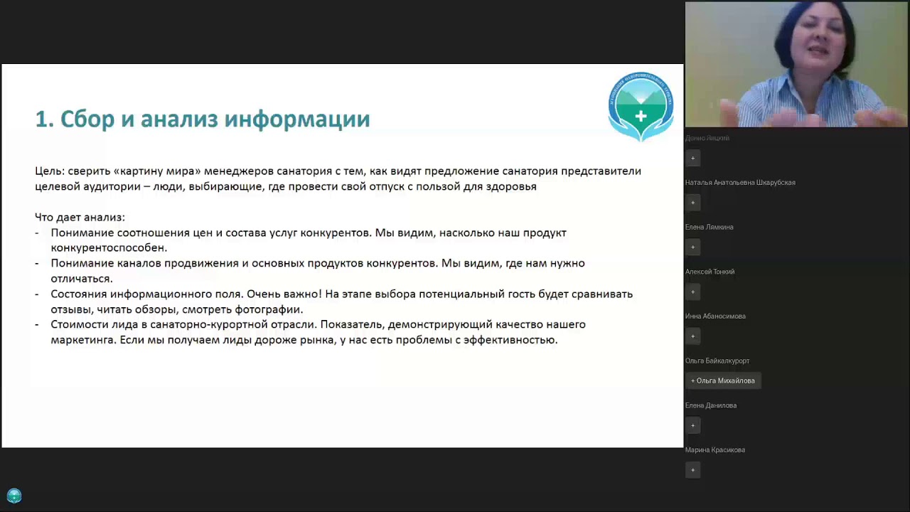Делимся успехом. Мастер-класс от Виктории Кубриной (клинический санаторий Verba Mayer). Эффективный маркетинг для санаториев и SPA-отелей.