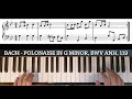 BACH POLONAISE IN G MINOR BWV ANH 119 | Performance & Sheet Music | Notebook for Anna Magdalena Bach