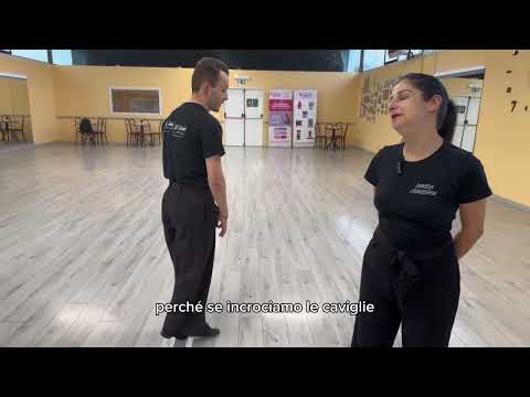 FOX-TROT CON BALANÇE GIRO SX E LOCK!Tutti in pista Pillole di ballo di Matteo e Daniela💚💙#youtuber