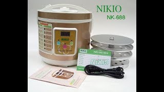 Video hướng dẫn cách làm tỏi đen với máy làm tỏi đen gia đình Nhật Bản Nikio NK-688 siêu đơn giản