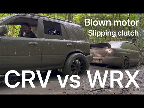 CRV vs WRX mudding trails off-road addition, testing Honda AWD system ON 33s compared to Subaru AWD