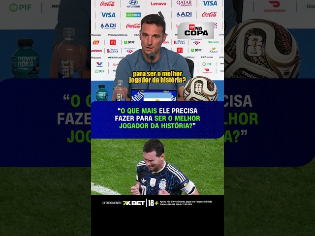 Scaloni: "O que mais Messi precisa fazer para ser o melhor da história?" | CNN ESPORTES
