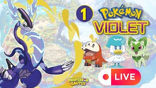Pokémon VIOLET - Inicio da Jornada em Paldea #1 - Ao Vivo pelo Nintendo Switch