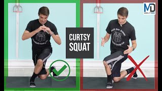 Curtsey Lunge | Build Stronger Glutes & Better Hip Mobility