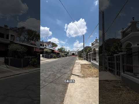 El Divisadero Morazán El Salvador Calles y casas hermosas en un lugar tranquilo y bonito