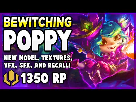 *NEW* BEWITCHING POPPY STEALS YOUR HEART AND THEN YOUR CAR - League of Legends PBE Gameplay