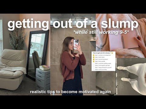 the ultimate guide to GETTING OUT OF A SLUMP (even when real life doesn’t stop) 🍵
