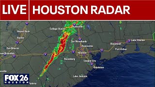 LIVE: Tornado watch; Houston radar (no sound)