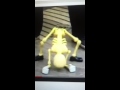 Smooth jazz skeleton dance 