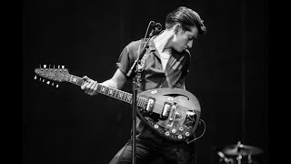 Alex Turner - Hiding Tonight through a 1970 radio in the rain with lyrics