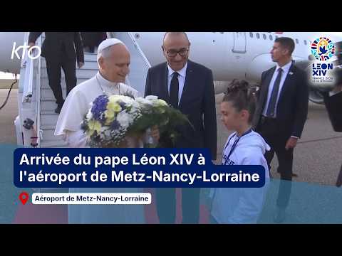 Arrivée du pape Léon XIV - Aéroport de Metz-Nancy-Lorraine
