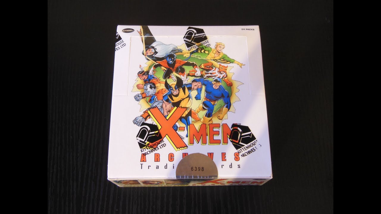 2009 Marvel X-Men Archives Trading Cards by Rittenhouse Boxbreak Boxopening