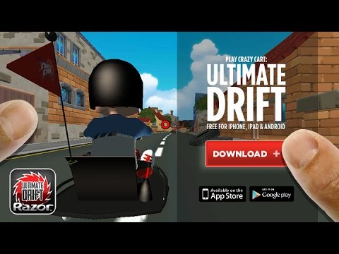 Introducing the NEW Razor CRAZY CART ULTIMATE DRIFT Mobile Game!