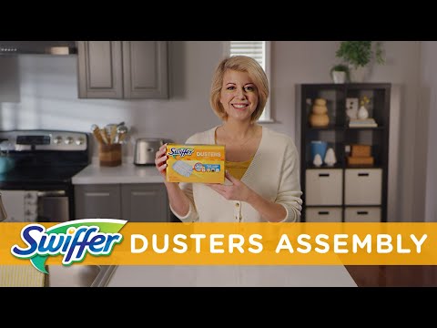 Swiffer Duster Starter Kit Dulkių šepetėlis + šluostelės, 4 vnt video