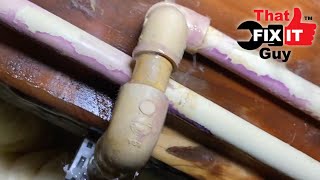 How To Fix Plastic Water Pipe That Has Broken In Your House