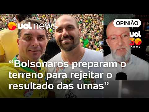 Cabeça dos filhos de Bolsonaro funciona como terreno baldio em que o pai jogou o lixo, diz Josias