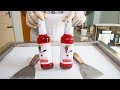 ICE CREAM ROLLS With RED WINE SATISFYING ASMR VIDEO