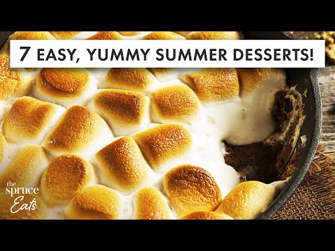 7 Scrumptious, Easy Summer Dessert Recipes | The Spruce Eats #BakeWithUs
