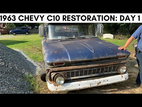 Let's Dig Into our New Build!!!! 1963 Chevy C10 Restoration: Day 1