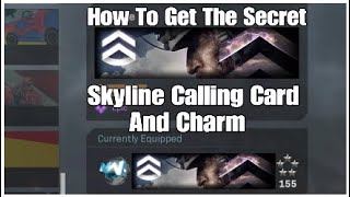 How To Get The **Secret Skyline Calling Card And Charm** in Call of Duty Modern Warfare!