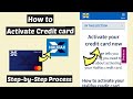 How to activate Halifax credit card Online / How to activate credit card of Halifax Bank