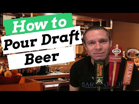 How to Pour Draft Beer Like a Pro/ How to Become a Bartender