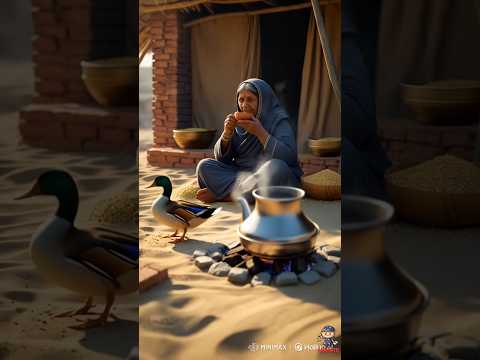 Their Dream House Washed Away 😭 | Duck and Grandma’s Story | Urdu Animated Short ai video