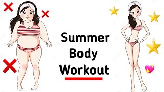 Ultimate Summer Body Workout Plan 🔥 Get Fit And Feel Confident 🔥 Fitness Guide