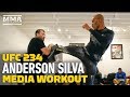 UFC 234: Anderson Silva Open Workout In West Hollywood (Complete) - MMA Fighting