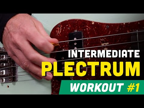 🎸Intermediate Plectrum Workout #1: Sixteenth Note Rock! 🔥