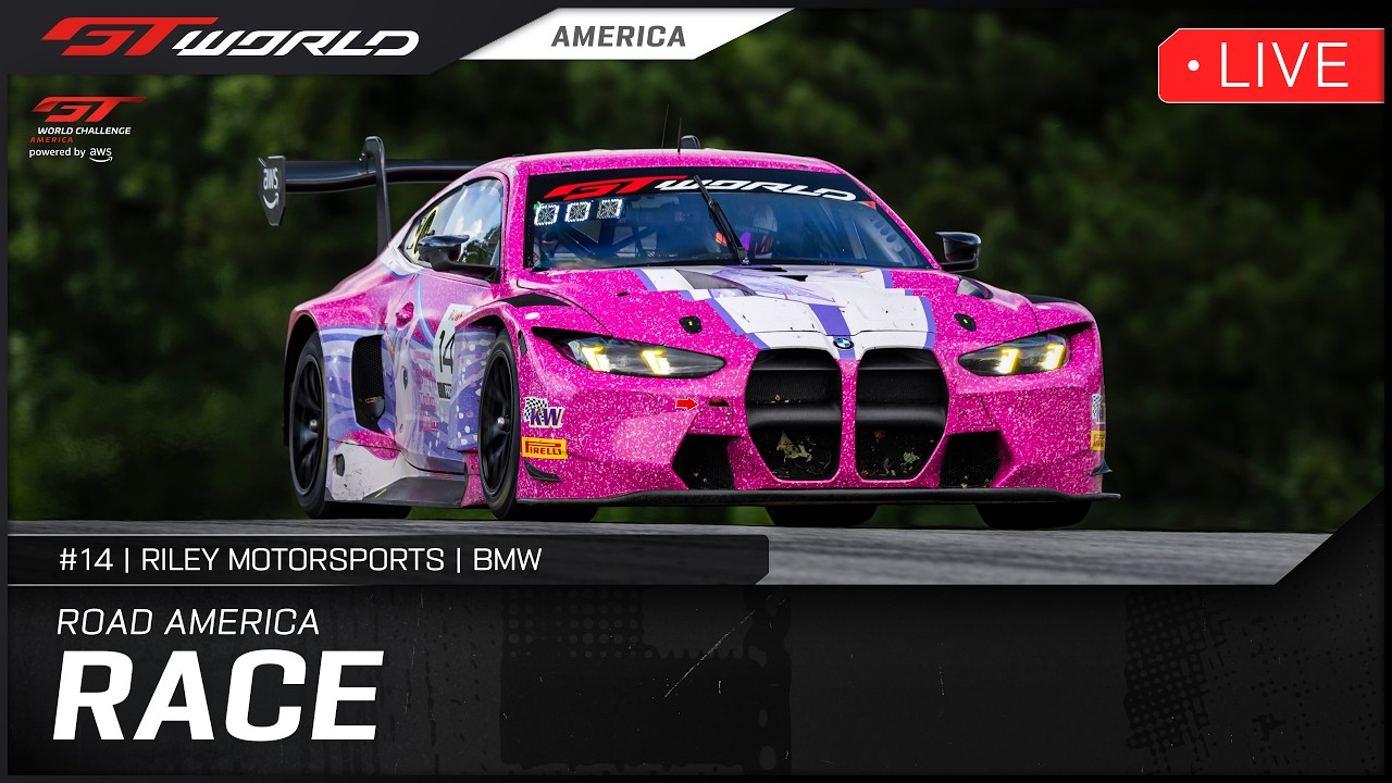LIVE | OB CAR 14 | Race | Road America | GT World Challenge America powered by AWS 2026