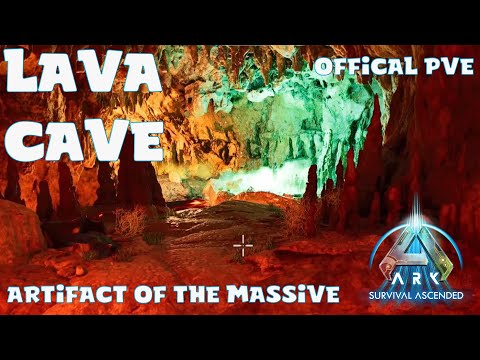 Lava Cave - Artifact of the Massive - Ark Survival Ascended - Official PVE