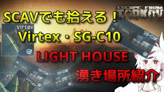 【EFT | タルコフ】VirtexとSG-C10はここを探せ！ライトハウス湧きポジ紹介【LightHouse】
