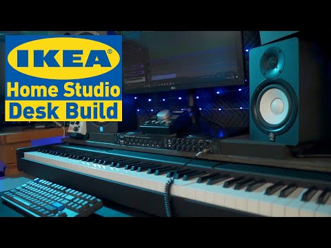Building a Music Studio Desk with IKEA HACKS