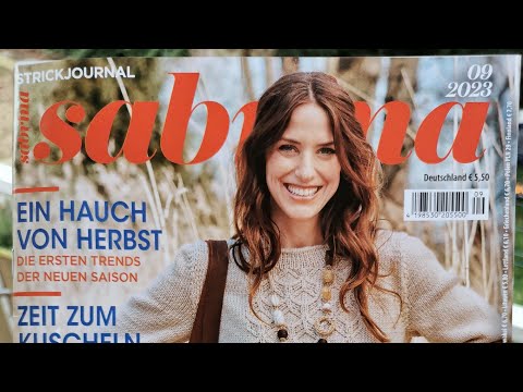 "SABRINA" 09/2023🇺🇦🇩🇪 Огляд журналу по в'язанню 🧶✨