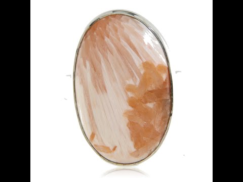 Inel Argint 925 Scolecit Natural - Pacea si Eleganta Naturii